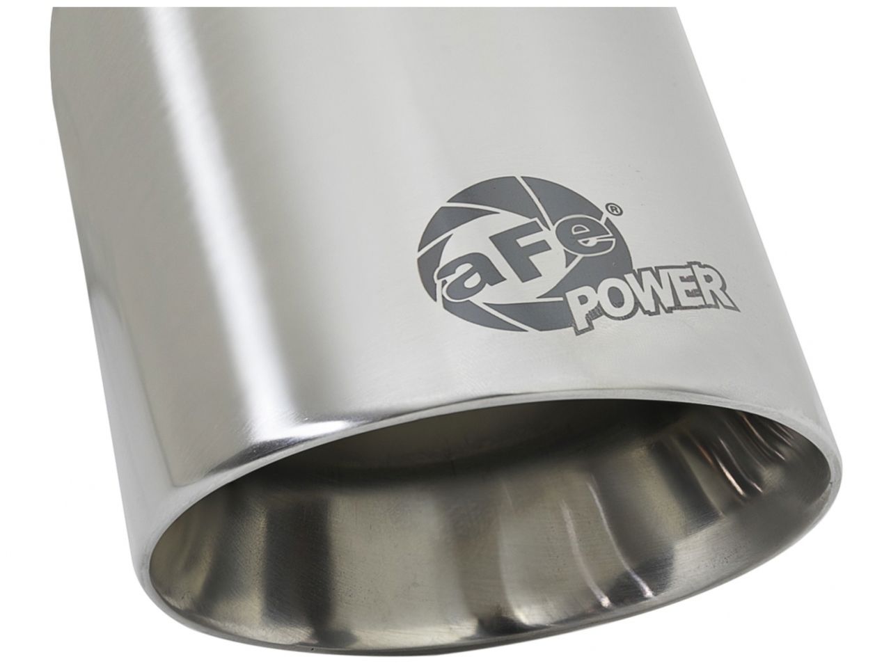 aFe Exhaust Tip Polished - MACH Force-Xp 304 Stainless Steel Single-Wall