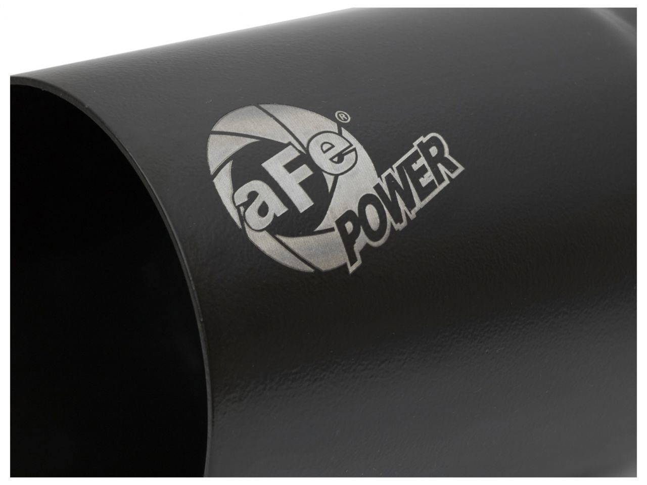 aFe MACH Force-Xp 3-1/2in 409 Stainless Steel Exhaust Tip Black