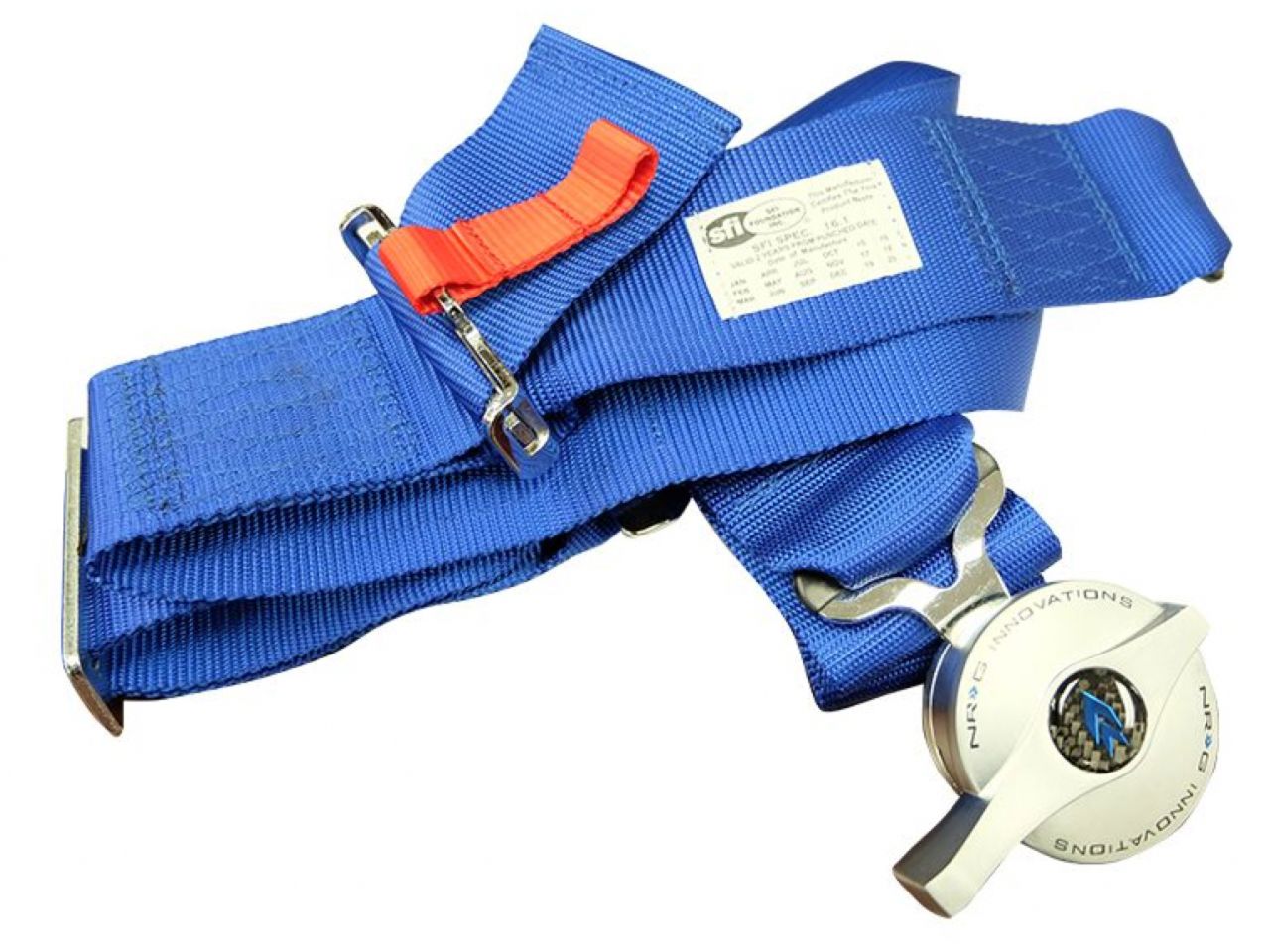 NRG 5 Pt 3inch Seat Belt Harness / Cam Lock- Blue