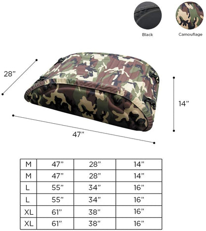 3D MAXpider 47in L x 28in W x 14in H Medium 3D Foldable Roof Bag W/ Tie-Down System - Camouflage B07H6ZXTMR
