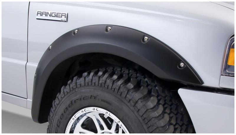 Bushwacker 93-11 Ford Ranger Pocket Style Flares 2pc - Black 21037-02 Main Image