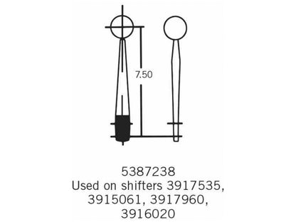 Hurst Shifters Replacement Competition Plus Stick Replacement Chrome Stick