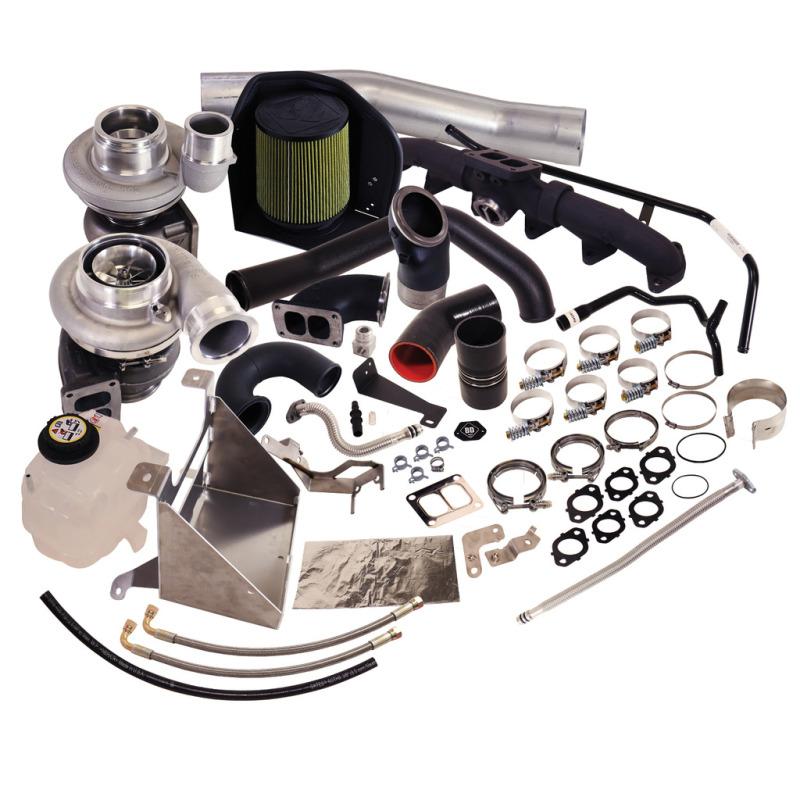 BD Diesel Cobra S366SX-E / S486SX Twin Turbo Kit - 13-18 Dodge 6.7L 1045797 Main Image