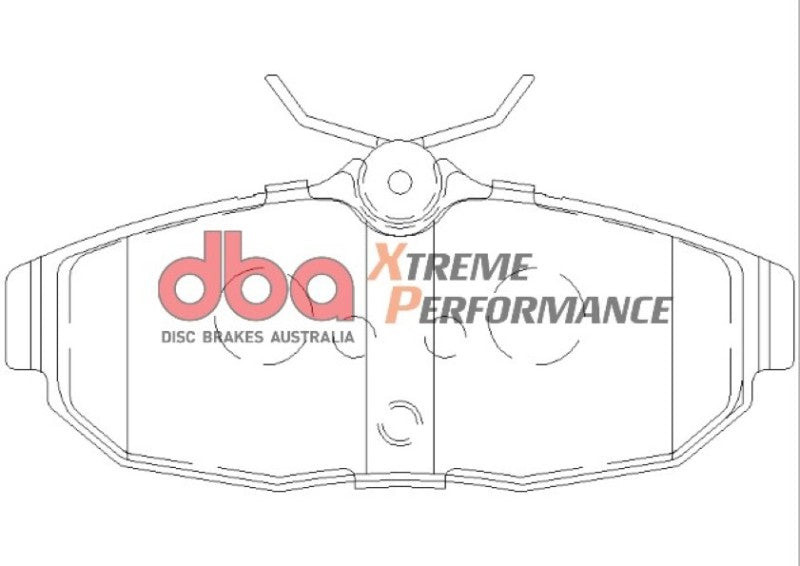 DBA 05-07 Ford Mustang GT / V6 XP650 Rear Brake Pads DB7987XP