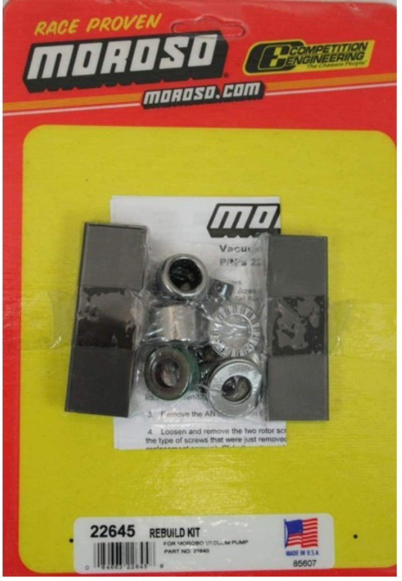 Moroso Vacuum Pump Rebuild Kit - 3 Vane 22645