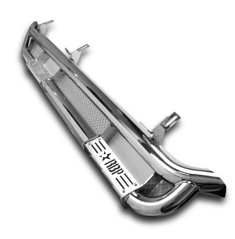 RBP RX-3 Step Bars 02-18 Dodge Ram 1500/2500/3500 Quad Cab (All Beds) - Stainless Steel RBP-1215SS-RX3 Main Image