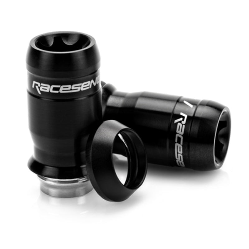 Raceseng TNR-1 Titanium Lug Nut (Single) - M12x1.5mm / R14 Floating Seat - Brushed Black 010231BRB-010218