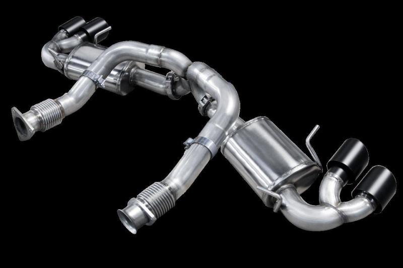 ARH 2020+ Chevy Corvette C8 3in Catback Exhaust System w/ Black Tips 150389