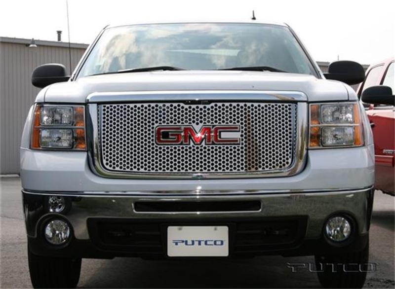 Putco 07-10 GMC Sierra HD - Punch Hole Pattern Designer FX Grilles 64296 Main Image