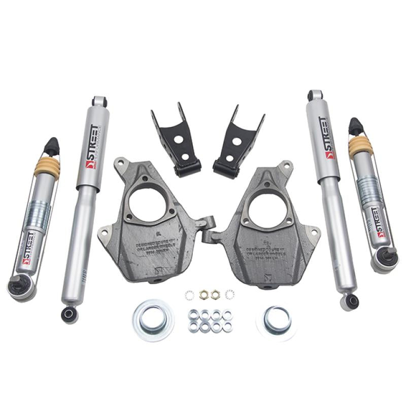 Belltech LOWERING KIT 16.5-18 Chevy Silverado/Sierra All Cab 2in F / 2or3in R w/ Street Perf Shocks 1010SP Main Image