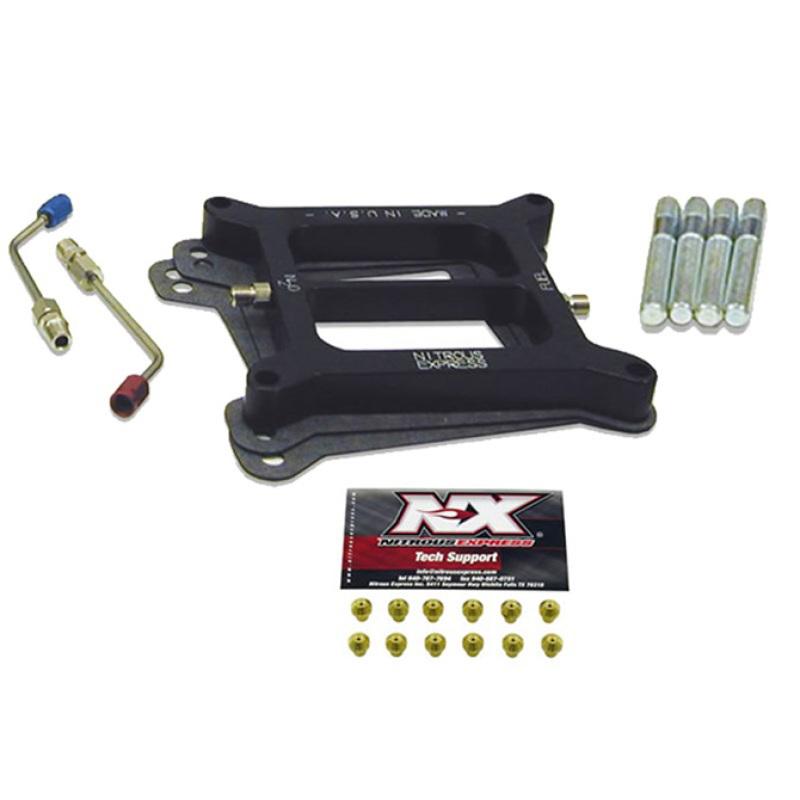 Nitrous Express 4150 Conventional Stage 6 Nitrous Plate Conversion (50-100-150-200-250-300) NX304 Main Image