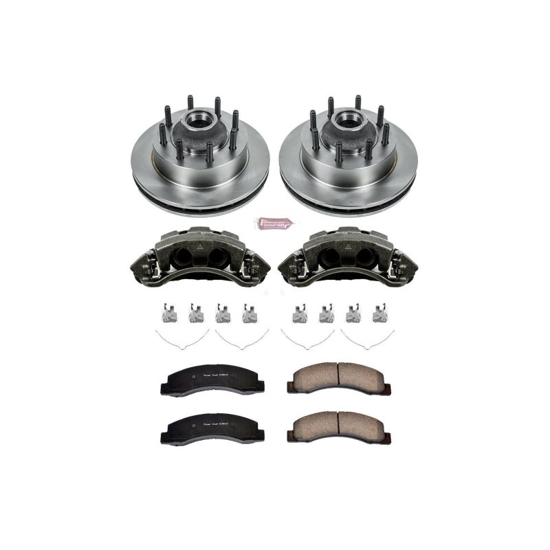 PowerStop PSB Autospecialty Kit w/Cals Brakes, Rotors & Pads Brake Kits - OE main image