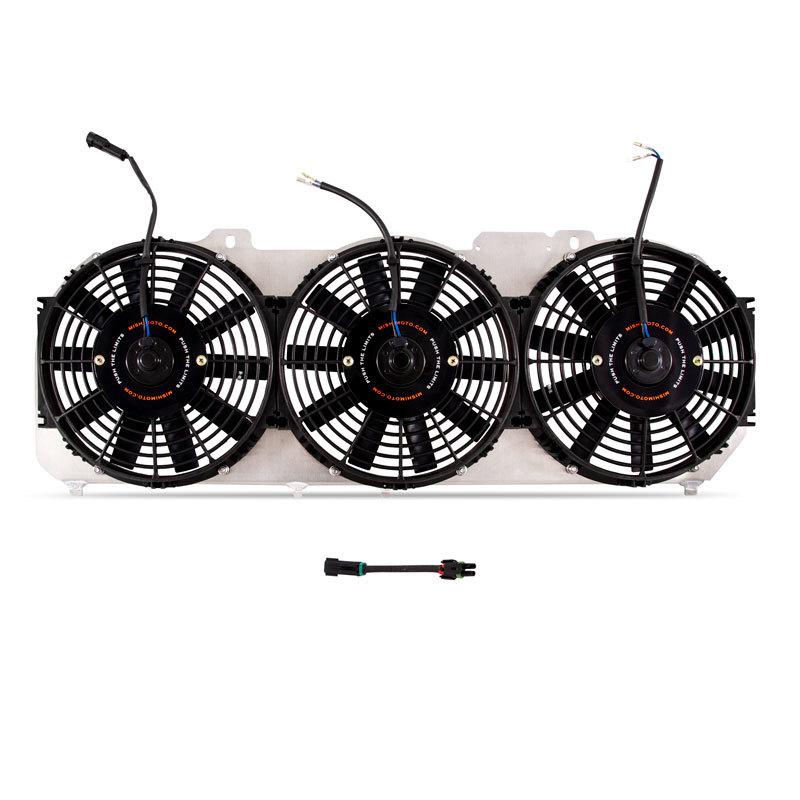 Mishimoto 89-01 Jeep Cherokee XJ 4.0L Performance Aluminum Fan Shroud w/ Controller MMFS-XJ-89K Main Image