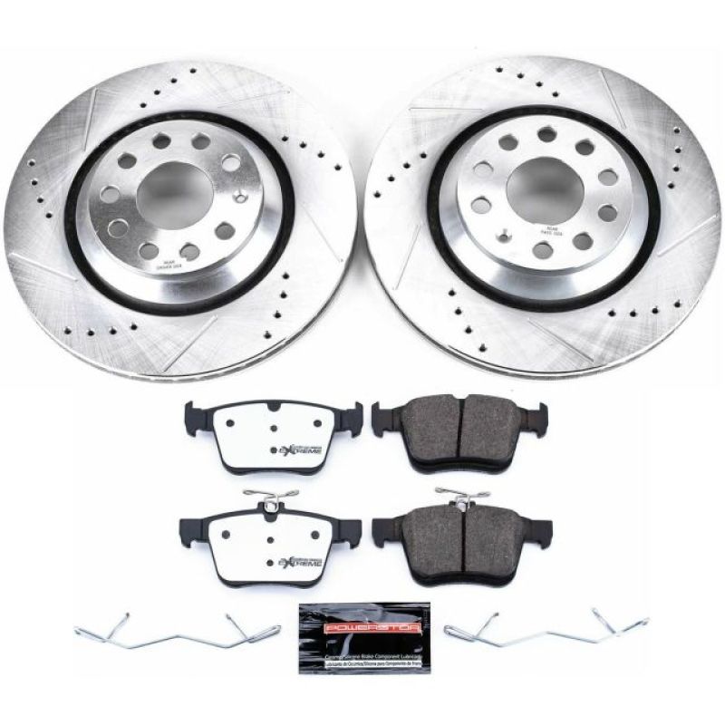 PowerStop PSB Z26 Street Warrior Kit Brakes, Rotors & Pads Brake Kits - Performance D&S main image