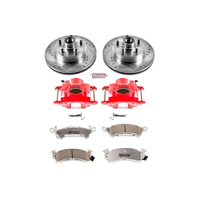 PowerStop PSB Z26 Street Kit w/Cals Brakes, Rotors & Pads Brake Kits - Performance D&S main image