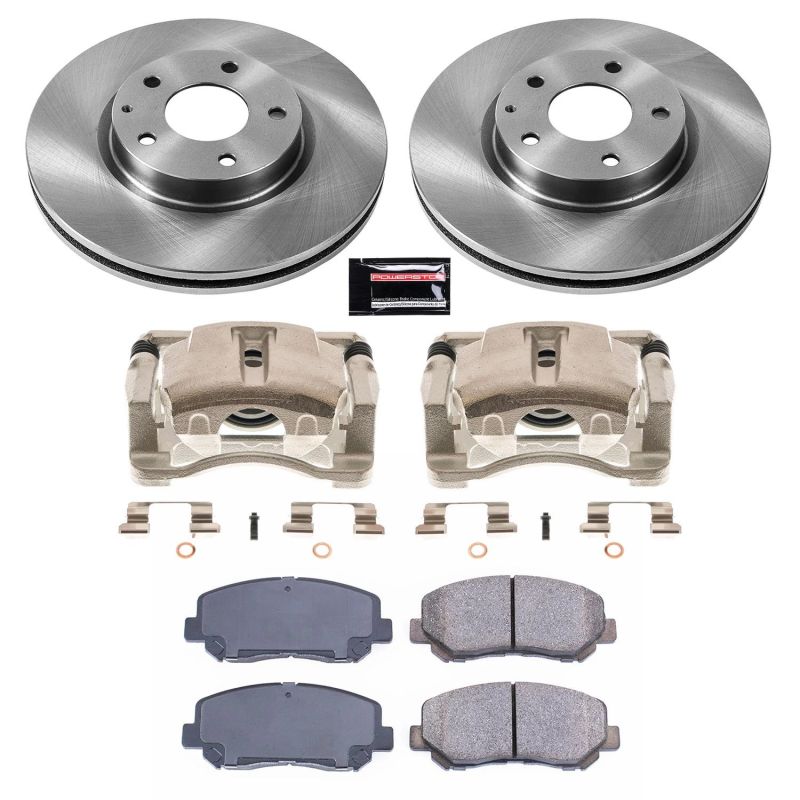 PowerStop PSB Autospecialty Kit w/Cals Brakes, Rotors & Pads Brake Kits - OE main image