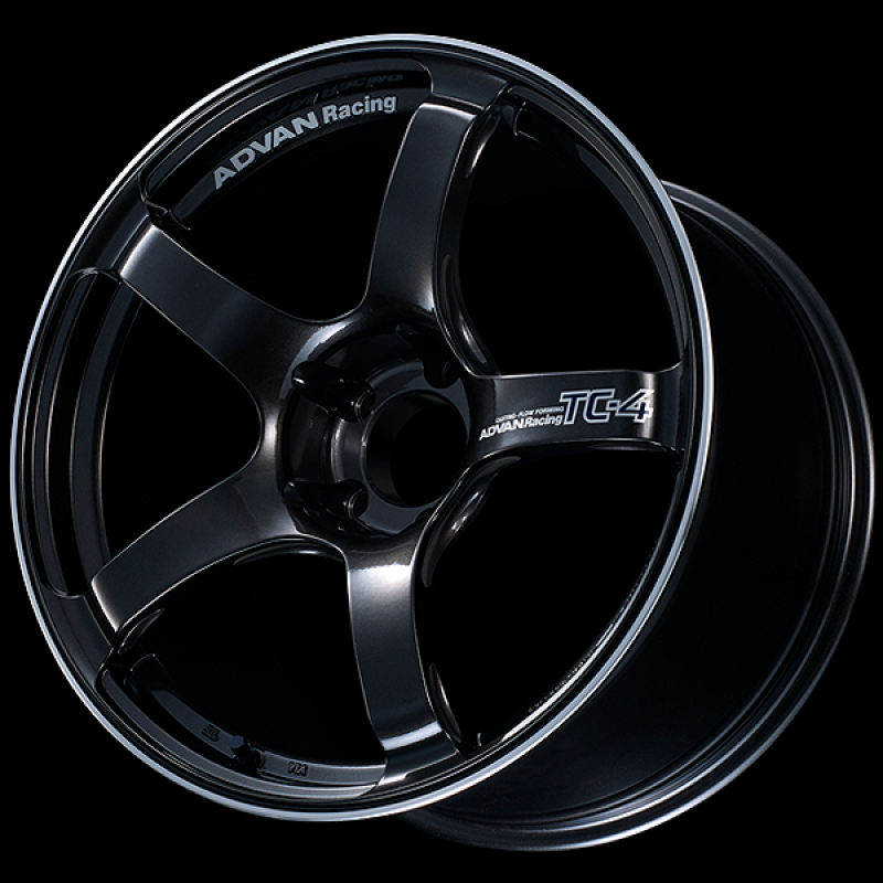 Advan TC4 18x8.5 +45 5-100 Racing Black GunMetallic & Ring Wheel YAD8H45DBGR
