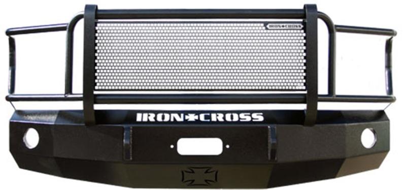 Iron Cross 14-16 GMC Sierra 1500 Heavy Duty Grill Guard Front Bumper - Gloss Black 24-315-14 Main Image