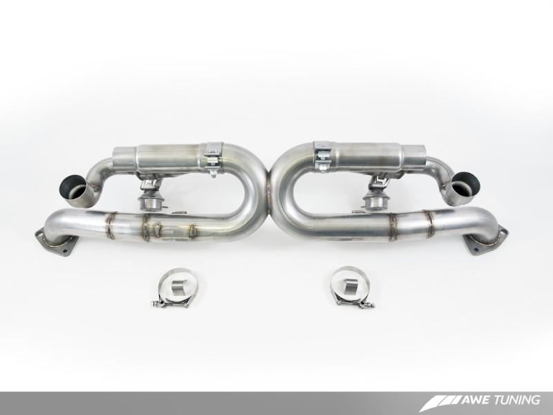 AWE Tuning Porsche 991 SwitchPath Exhaust for PSE Cars Diamond Black Tips 3025-43012 Main Image