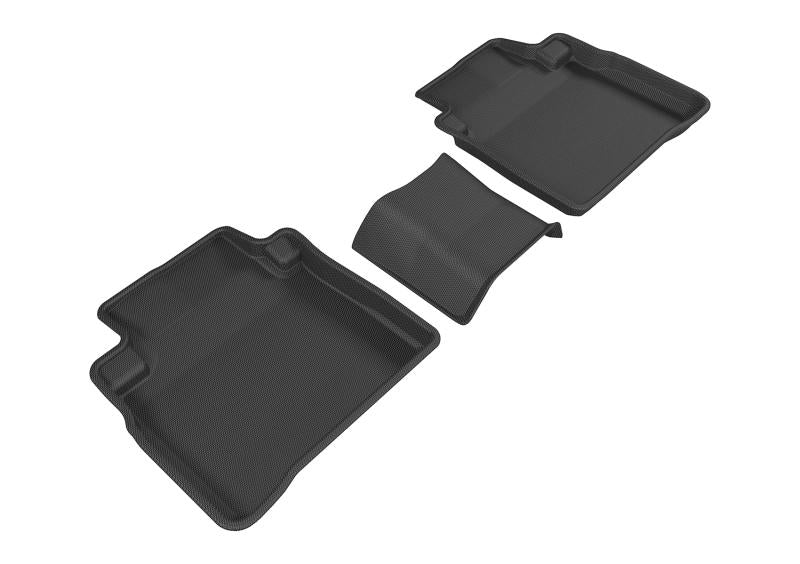 3D MAXpider 2016-2019 Nissan Maxima Kagu 2nd Row Floormats - Black L1NS08821509 Main Image