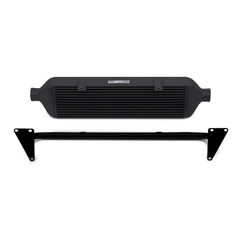 Mishimoto 15-19 Subaru STI Front-Mount Intercooler Kit w/ Black Crash Beam - Black Core MMINT-STI-15BBK Main Image