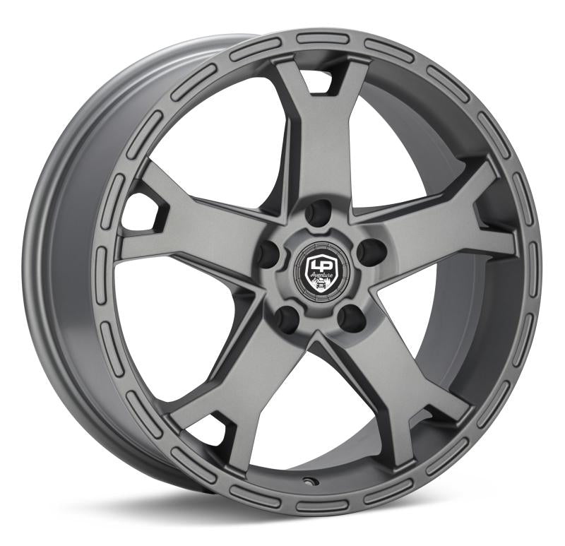 LP Aventure LP2 17x8 5-100 ET38 Matte Grey Wheel LP21780510038MG Main Image