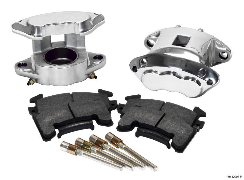 Wilwood D154 Front Caliper Kit -Polished 2.50in Piston 1.04in Rotor 140-12097-P Main Image