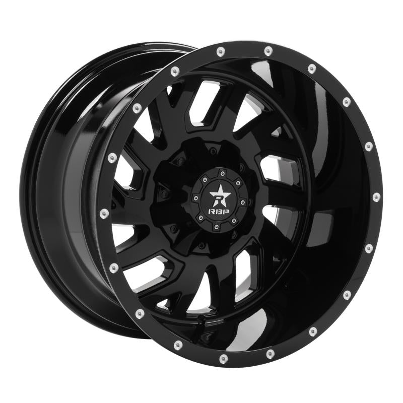 RBP 65R Glock 20x12 Blank BP / -44mm Offset 78mm CB Gloss Black Wheel 65R-2012-00-44FB Main Image