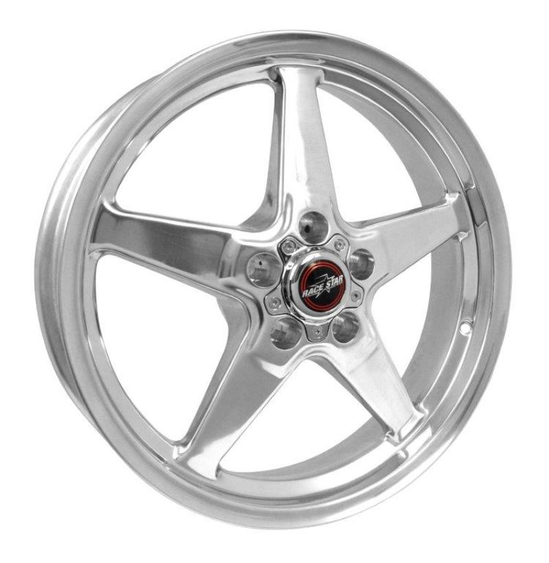 Race Star 92 Drag Star 18x5.00 5x4.50bc 2.00bs Direct Drill Polished Wheel 92-850145DP