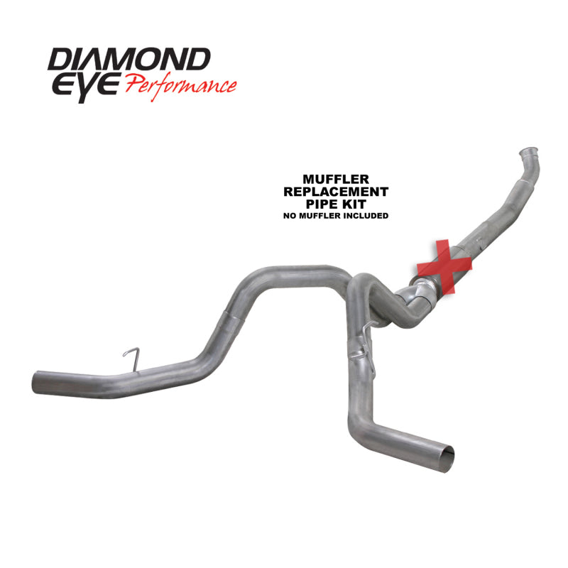 Diamond Eye Performance DEP Turbo Back Exhaust Kit AL Exhaust, Mufflers & Tips Turbo Back main image