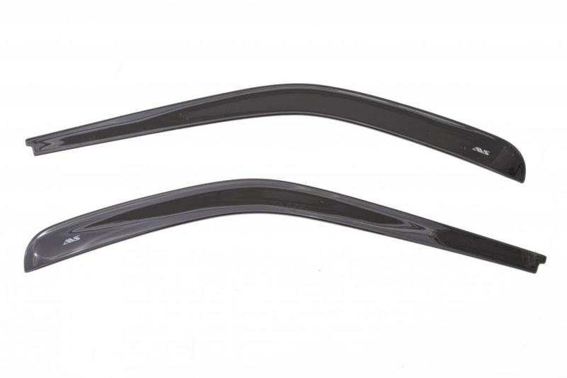 AVS 07-18 Jeep Wrangler (2 Door Only) Ventvisor Low Profile Window Deflectors 2pc - Matte Black 772020 Main Image