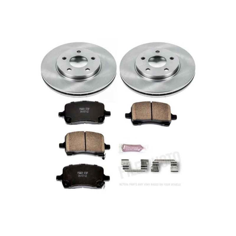 PowerStop PSB Autospecialty Kit Brakes, Rotors & Pads Brake Kits - OE main image