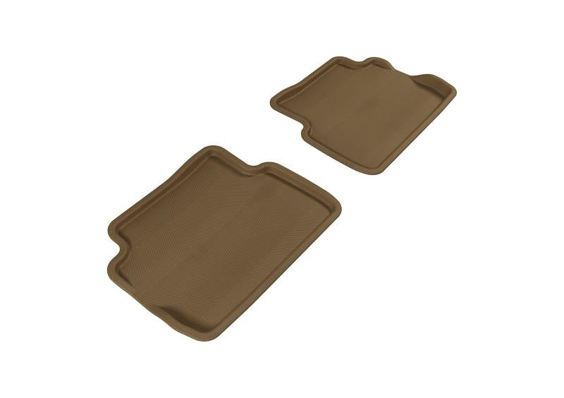 3D MAXpider 2008-2011 Ford Focus Kagu 2nd Row Floormats - Tan L1FR01621502 Main Image