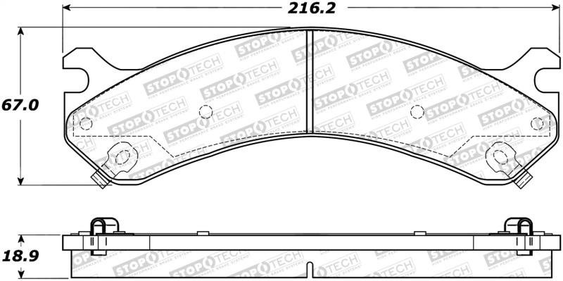 StopTech Street Brake Pads 308.09090 Main Image