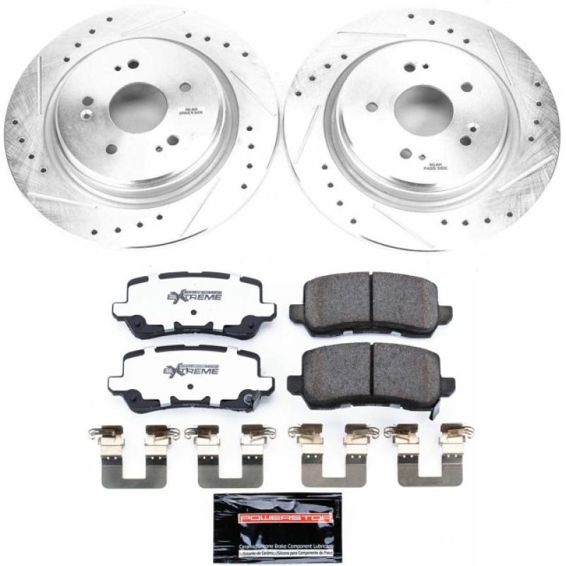 PowerStop PSB Z26 Street Warrior Kit Brakes, Rotors & Pads Brake Kits - Performance D&S main image