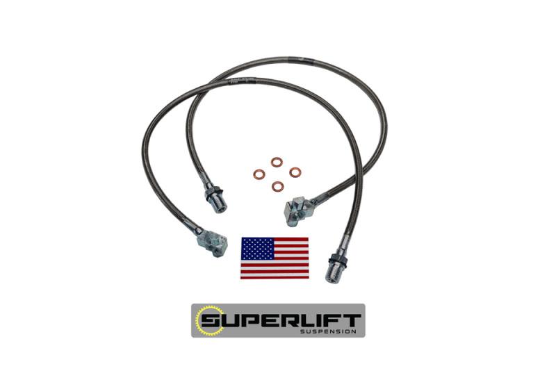 Superlift 71-78 GM Pickup/Blazer/Suburbanwith 8-12in Lift Kit (Pair) Bullet Proof Brake Hoses 91345 Main Image