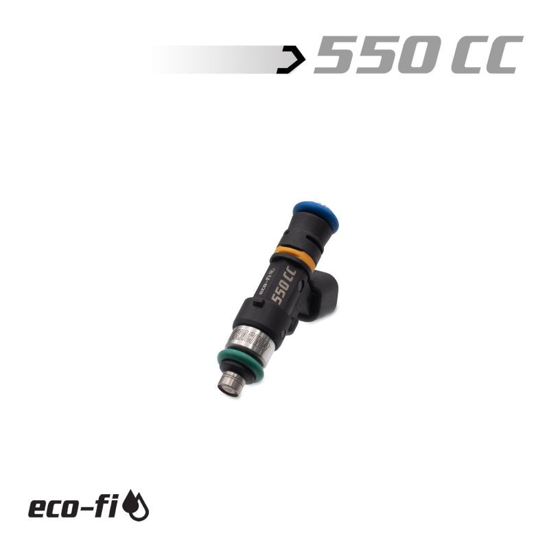 BLOX Racing Eco-Fi Street Injectors 550cc/min Honda K Series (Single Injector) BXEF-06514-550-SP