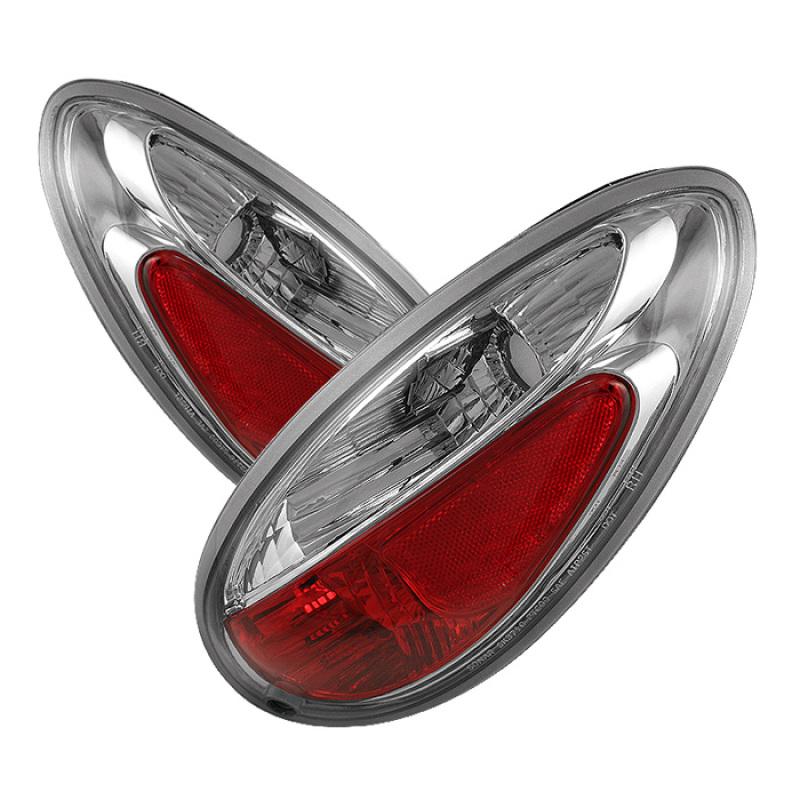 Spyder Chrysler PT Cruiser 01-05 Euro Style Tail Lights Chrome ALT-YD-CPT01-C 5001672 Main Image