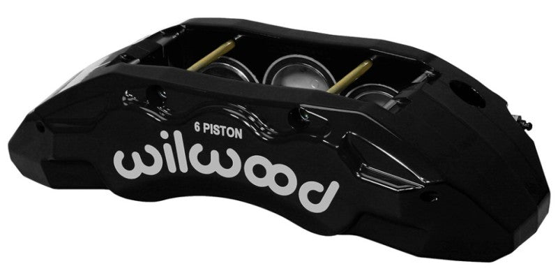 Wilwood Caliper-TX6R- L/H - Black 2.00/1.88/1.88in Pistons 1.50in Disc 120-13814-BK