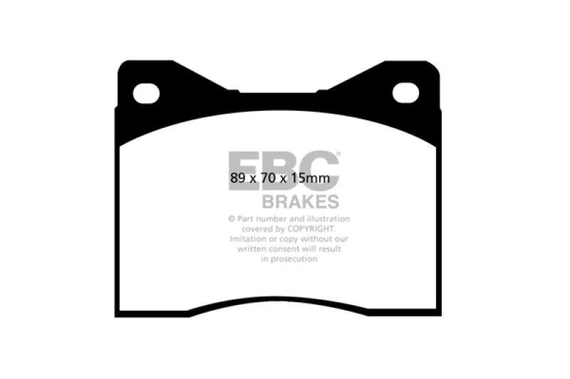 EBC 79-86 Alfa Romeo 6 2.0 Ultimax2 Front Brake Pads UD163 Main Image