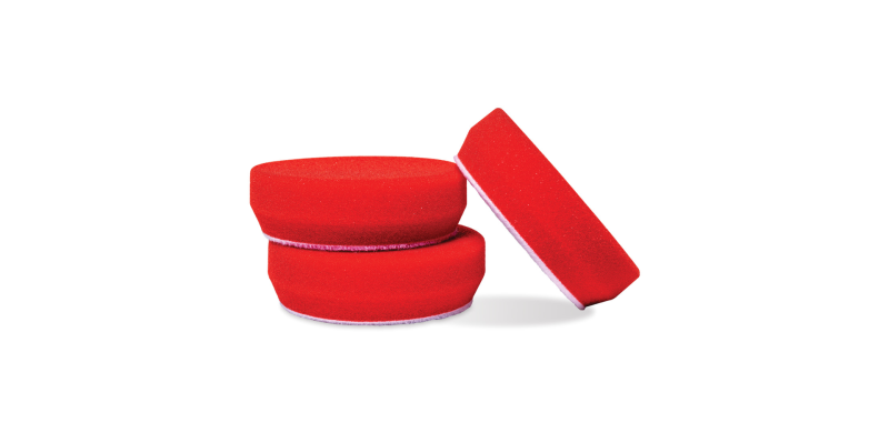 Griots Garage 3in Red Waxing Pads (Set of 3) 11263 Main Image