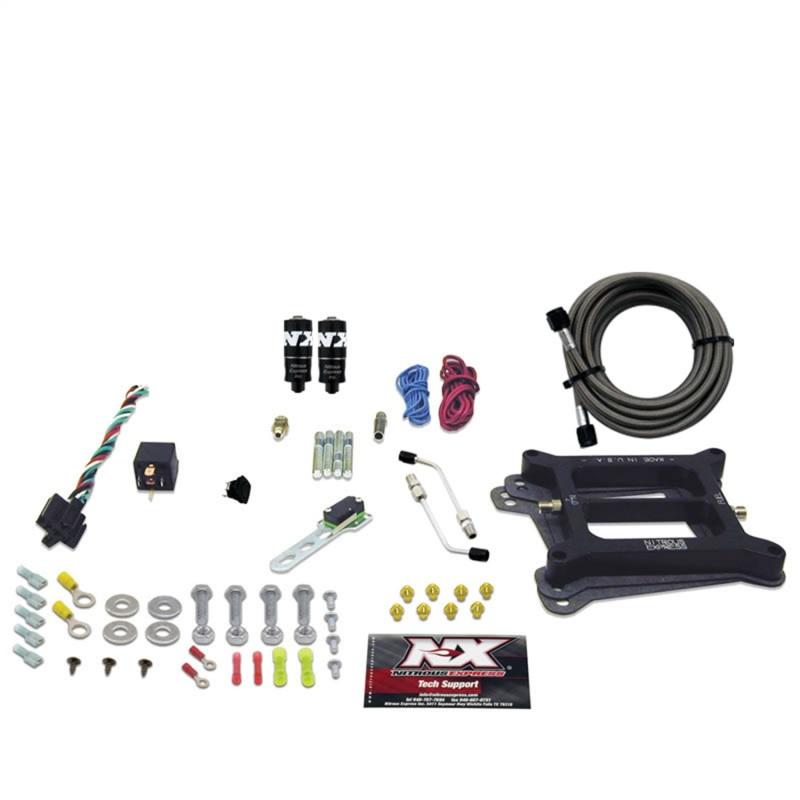 Nitrous Express 4150 Hitman Plus 4-BBL Nitrous Kit (50-200HP) w/o Bottle 40041-00 Main Image