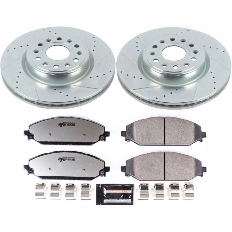 PowerStop PSB Z36 Truck & Tow Kit Brakes, Rotors & Pads Brake Kits - Performance D&S main image