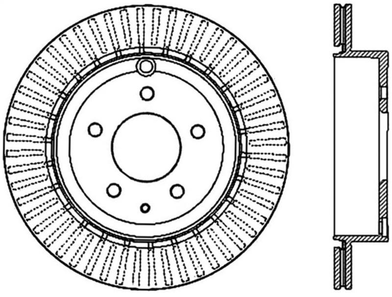 StopTech Sport Slotted Rotor - Front Right 126.66073SL Main Image