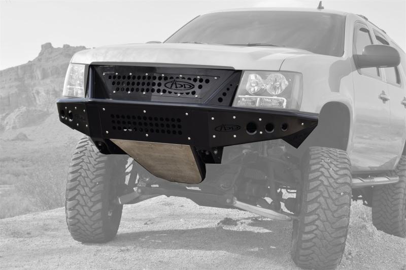 Addictive Desert Designs 07-13 Chevy Tahoe Stealth Front Bumper w/ Integrated Upper Grill F1503452580103 Main Image