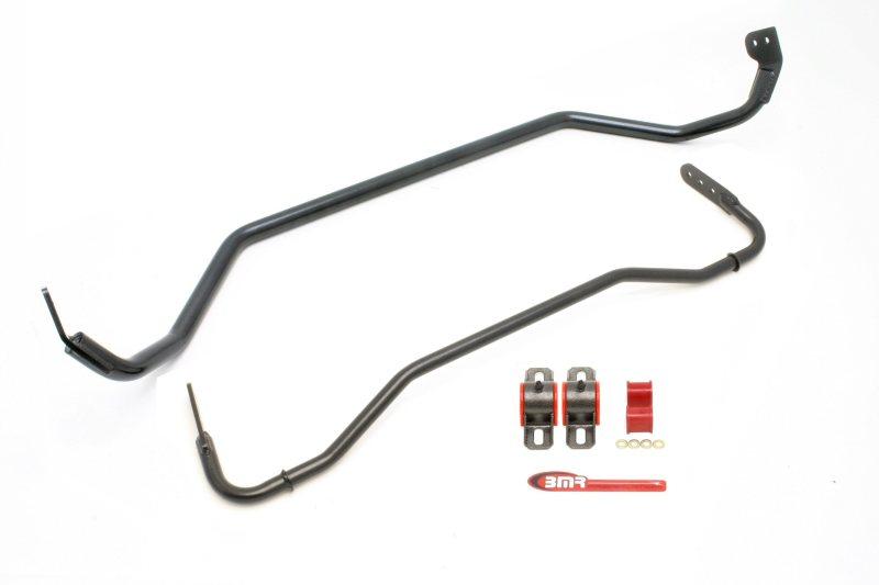 BMR 08-09 Pontiac G8 Front & Rear Sway Bar Kit w/ Bushings - Black Hammertone SB029H Main Image