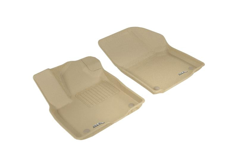 3D MAXpider 2018-2019 Volkswagen Atlas Kagu 1st Row Floormat - Tan L1VW08411502 Main Image