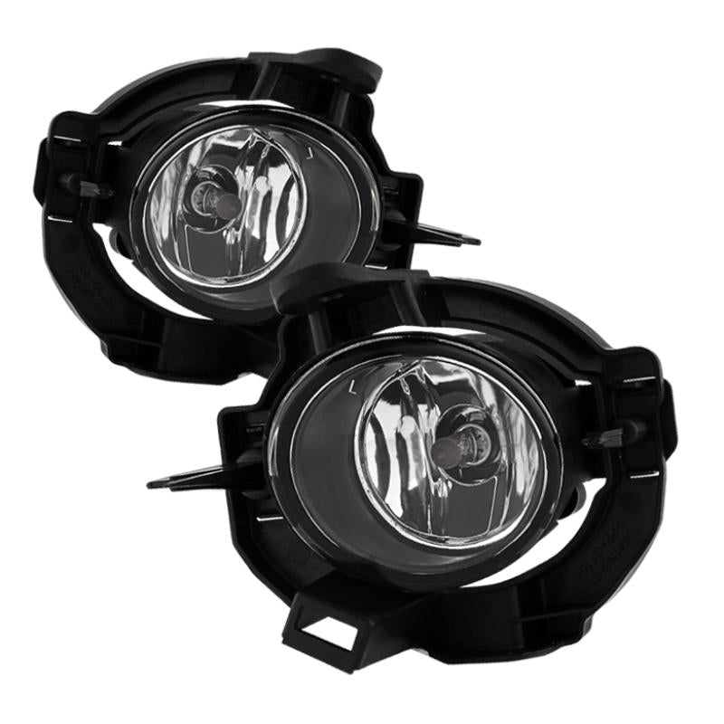 Spyder Nissan Rogue 2008-2013 OEM Fog Lights W/Cover and Switch Clear FL-NRO07-C 9031625 Main Image