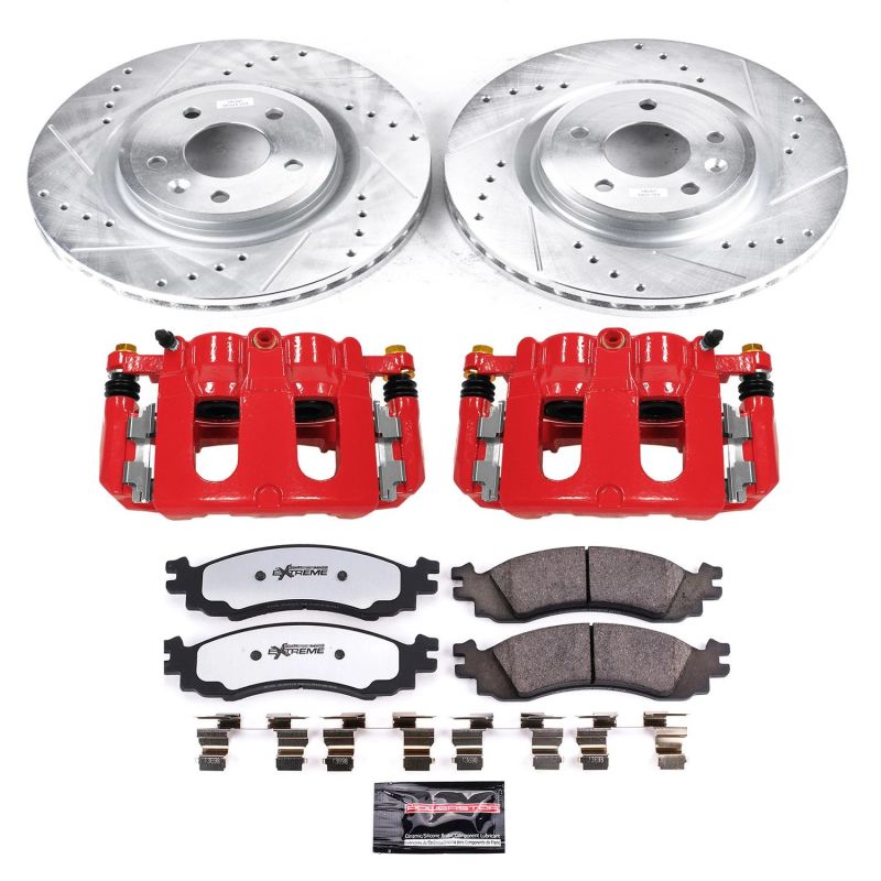 PowerStop PSB Z36 Truck & Tow Kit w/Cals Brakes, Rotors & Pads Brake Kits - Performance D&S main image