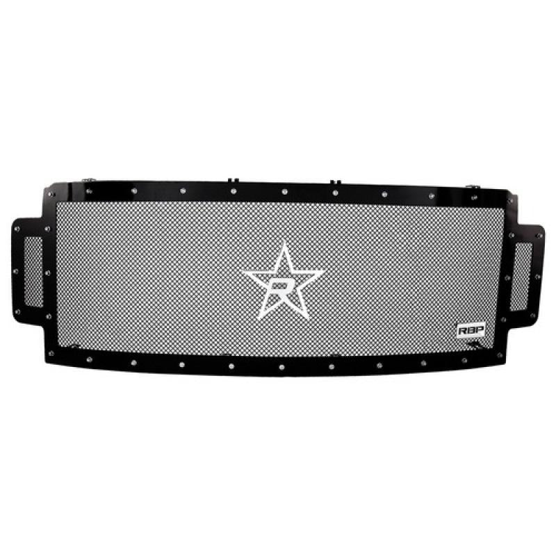 RBP RX-5 Halo Series Studded Frame 1pc Grille 17-18 Ford Super Duty F250/F350 w/o Fr. Camera - Black RBP-258565 Main Image